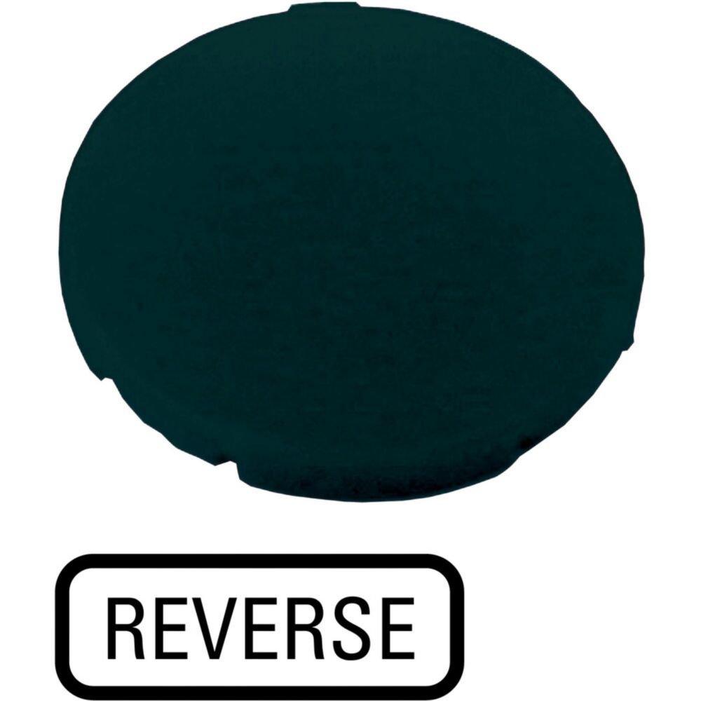 M22-XD-S-GB16, Tastenplatte, flach schwarz, REVERSE