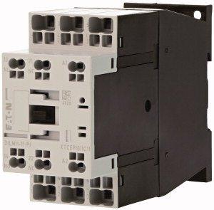 DILM11-11(230V50HZ,240V60HZ)-PI, Leistungsschütz, 3-polig, 380 V 400 V 5 kW, 1 S, 1 Ö, 230 V 50 Hz, 240 V 60 Hz, Wechselstrombetätigung, Push-in-Klemmen
