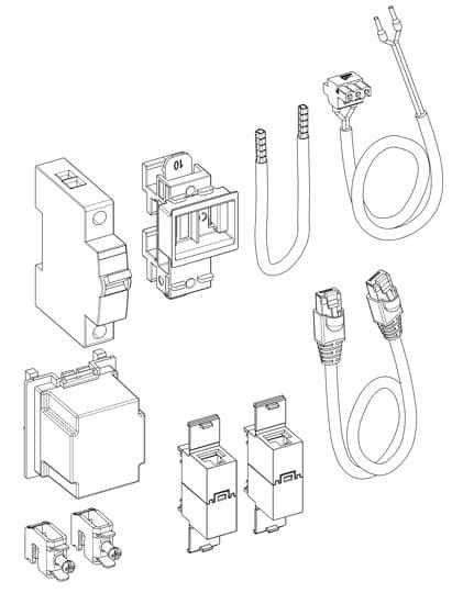 ZAM06E, Ausrüstsatz iMSys LS B6A Erweiterungsschrank, 7RE
