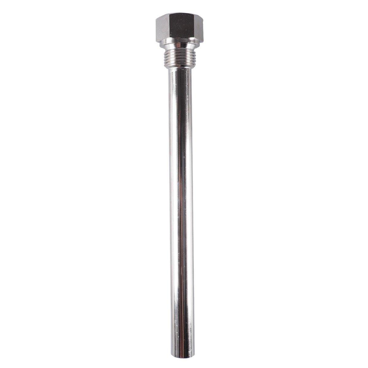 606710/20-13-46-200-15/000, Schutzhülse zum Einschrauben, Einbaulänge 200 mm, Messing