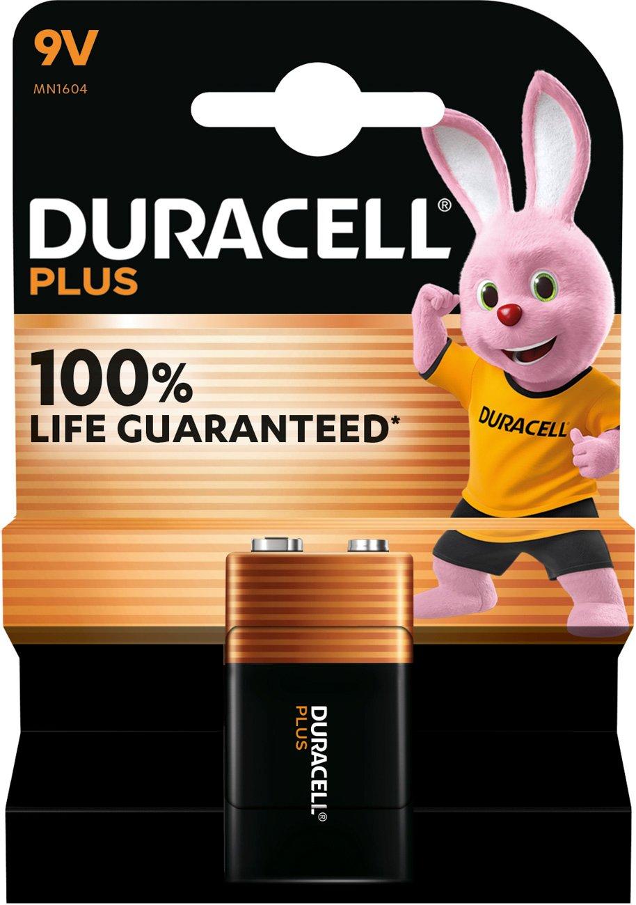 Plus-9V B1, Batterie 9V Block E Plus Power 1er Blister Duracell