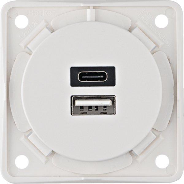 926202509, USB Lade-Std.,2f,3A, A+C, ITG, pw matt