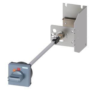 3RV2926-3B, Türkupplungsdrehantrieb für erschwerte Bedingungen, S00/S0, Handhabe grau