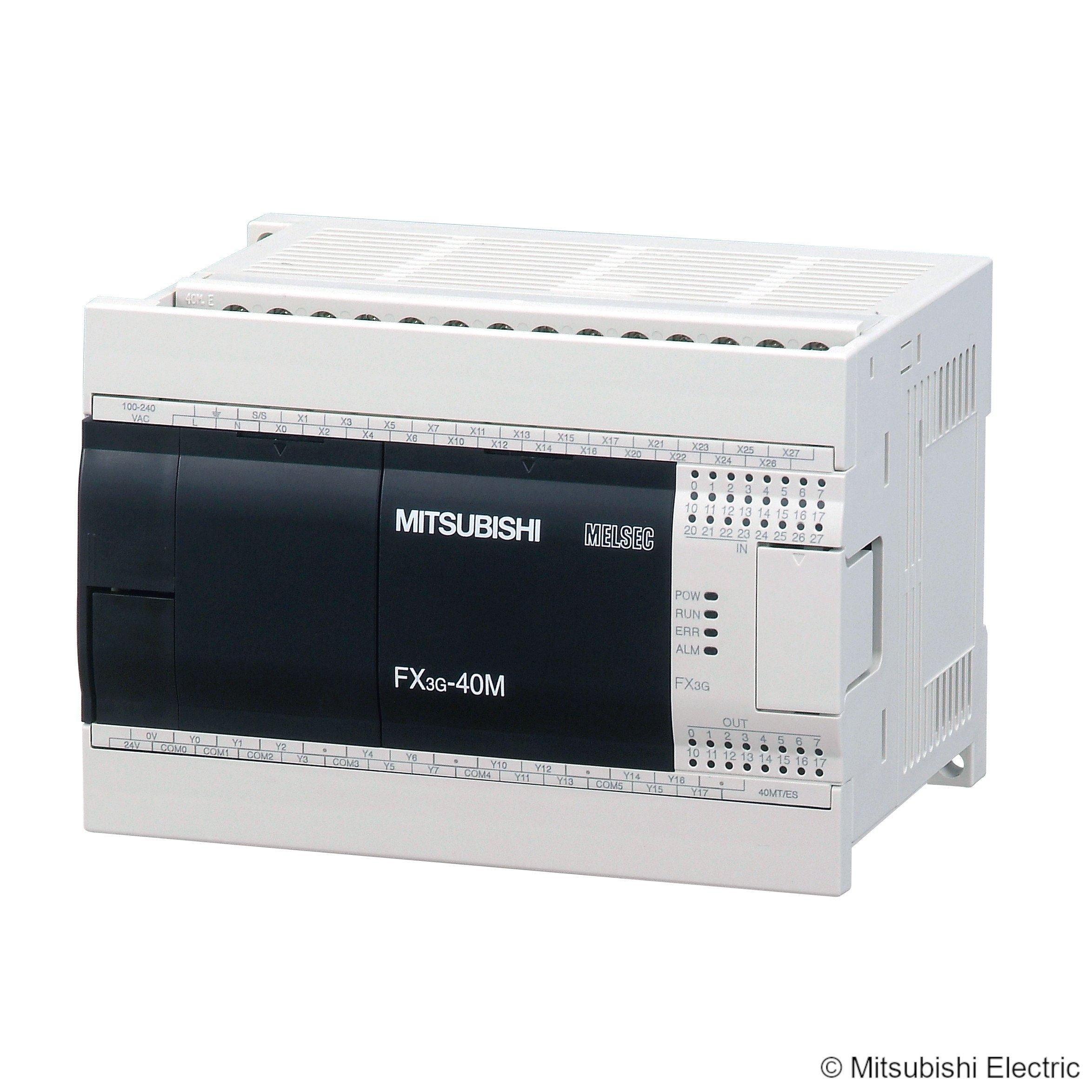 FX3G-40MR/DS, SPS, FX3G Grundgerät DC 24 V; 24 Eing. DC 24 V; 16 Relaiausgänge