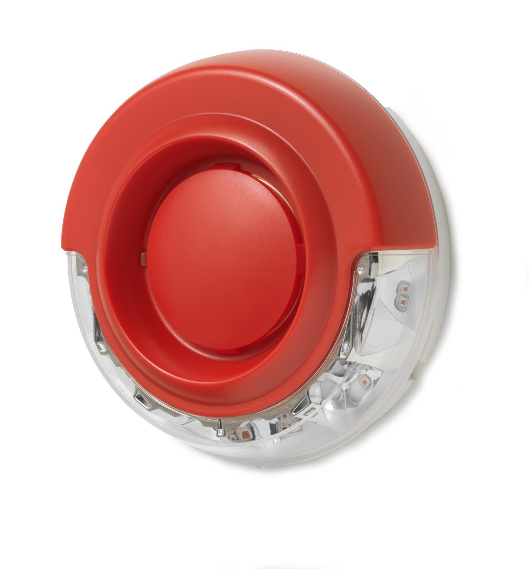 FDS227-RR-C, Signalgeber rot (akust./opt. LED rot/Sprache)
