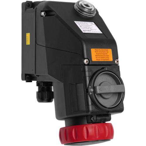 8570/51-506, 8570/51-506, Reparatursteckdose 16 A, SolConeX, 200/346 ... 240/415 V AC rot, 3 P + N + PE, 6 h, M25 x 1,5, 7.0 - 17.0 mm, Polyamid, Zone 1/2/21/22