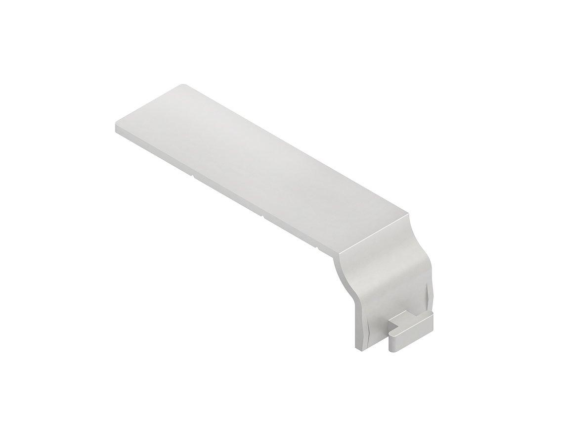 VHS3737, Drahthaltesteg, mit Abbrechperforation, Kunststoff, PVC-hart, etikettiert