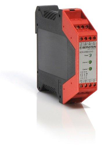 SCR 4-W22-3.5-SD, Not-Aus Sicherheitsrelais und Schutztürüberwachung,  manueller Start, mit überwachtem Start