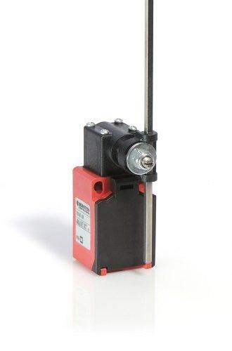 TI2-U1 AD, Positionsschalter Kunststoff, Schleichsystem, 1 Öffner/1 Schließer, Kabeleinführung 1 x M16 x 1,5, mit Stangenhebel