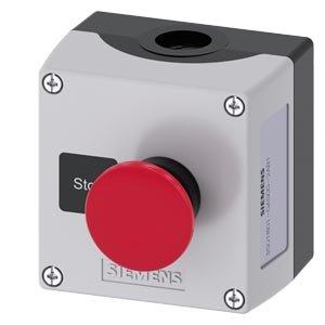 3SU1801-0AS00-2AB1, Gehäuse für Befehlsgeräte, 22 mm, rund