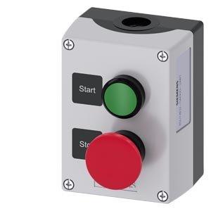 3SU1802-0AN00-2AB1, Gehäuse für Befehlsgeräte, 22 mm, rund