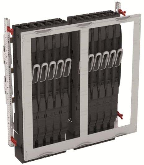 MD200HB, NH-Lasttrennleisten-Modul 5RE / 2FB, incl. 8x NH00 Leisten ZHBM