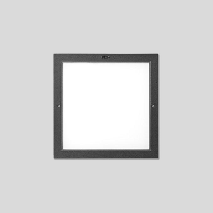 33297K4, Wandeinbauleuchte, für den Innen- & Außenbereich, Grafit 4000 K