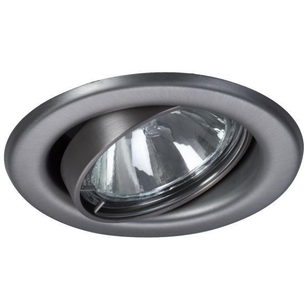 H2191.22, Einbaustrahler GZ10, max. 10 W LED, rund, schwenkbar, edelstahl matt, Material