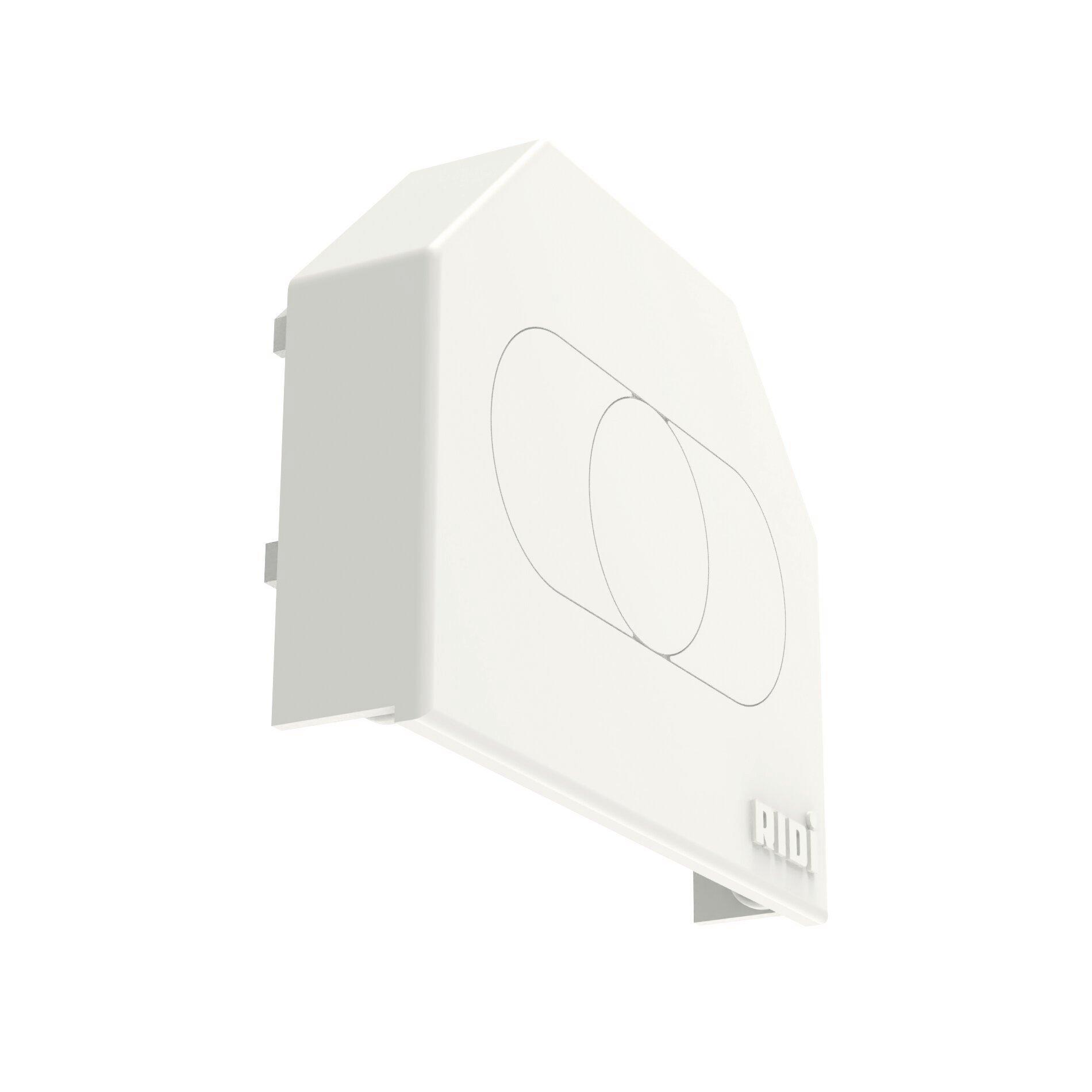 VLTE TRAGSCHIENEN ENDDECKEL, Enddeckel für Tragschiene VLT aus Kunststoff, weiß