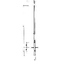 KLM 35/60/2 TOP, Konischer Lichtmast feuerverzinkt 35/60 2mm Wandstärke