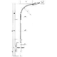 ZPM 75 W 15 =7,5m, Zylindrischer Peitschenmast 75 W 1500