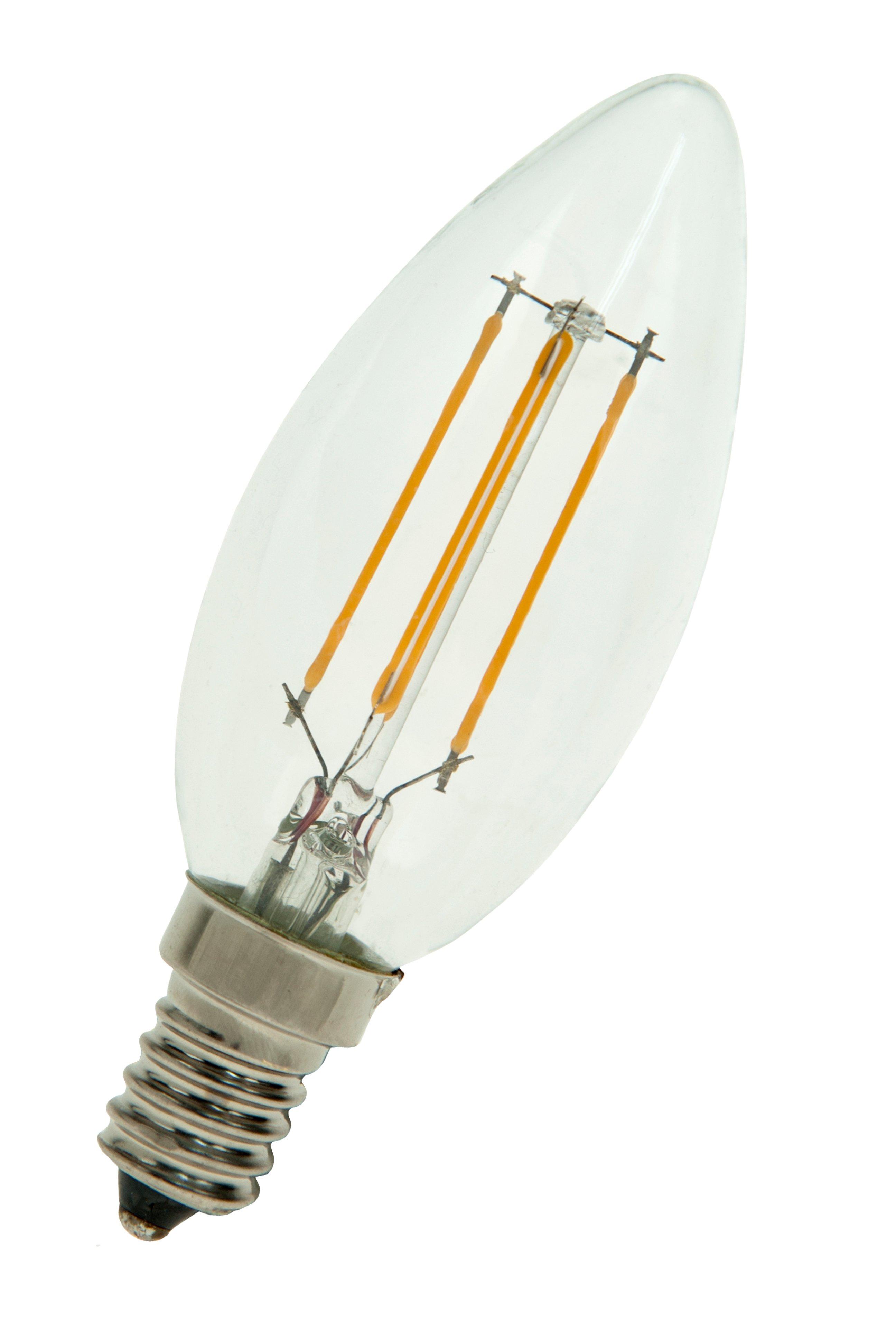 80100035359, LED Retrofit E14 Filament, 3W, 2700K, 350lm, Kerze