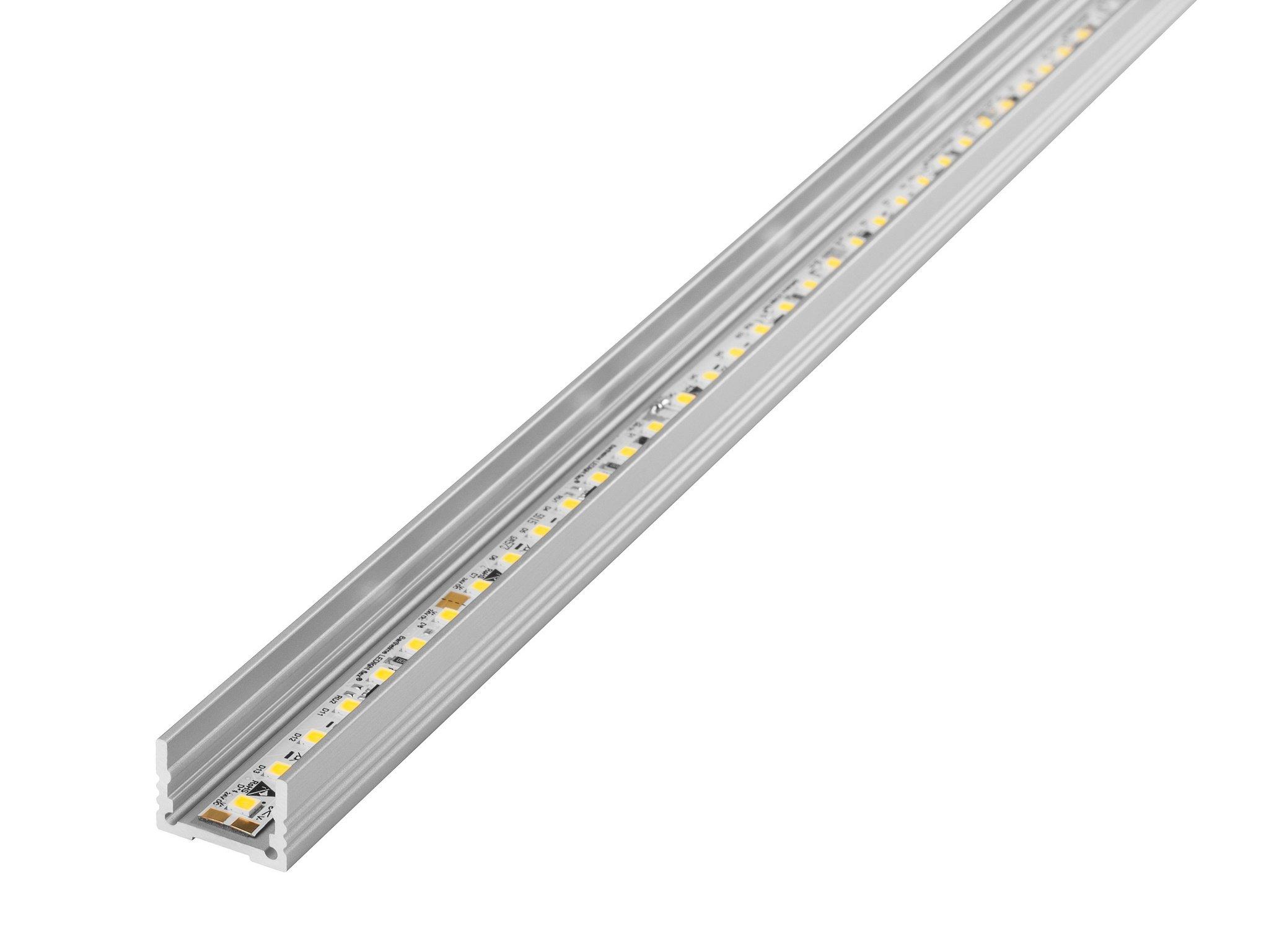62399203, LED-Profil BARdolino flach Aluminium eloxiert 3 m