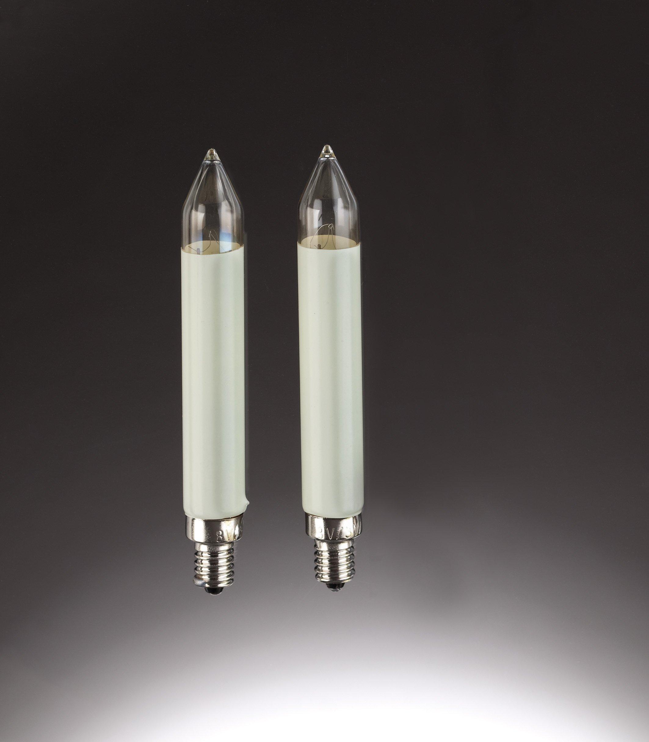 902044, LED-Schaftkerzen E10 12-16V 0,6W LED ww 2er-Blister