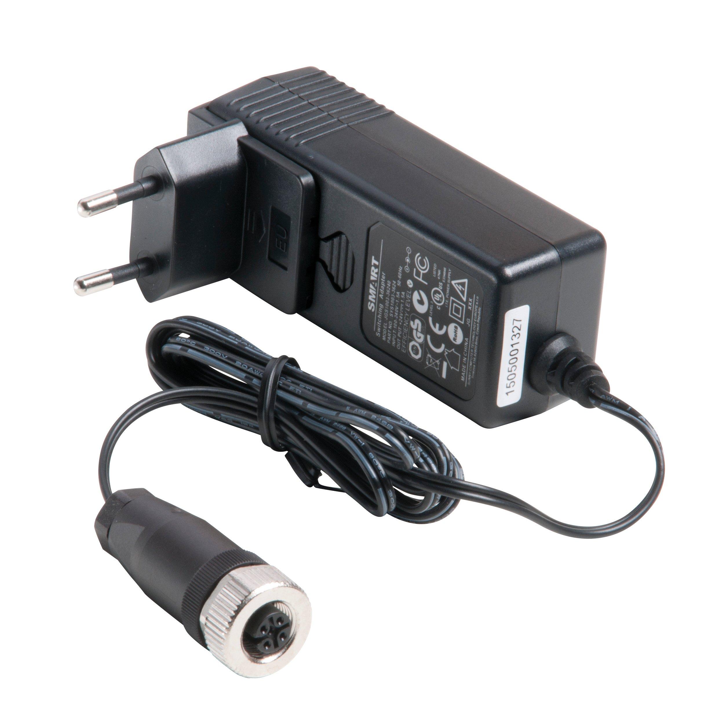 210100-03, Netzteil, Steckernetzteil, ~36W, Ausgang Festspannung 24V DC, M12 Sensorbuchse A-kodiert, gerade