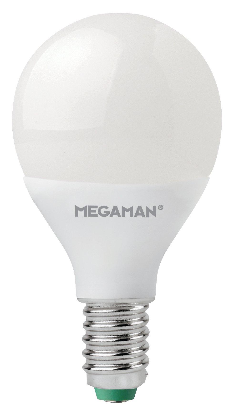 MM21041, MEGAMAN LED Ultra Compact Classic opal 3.5W-250lm-E14/828