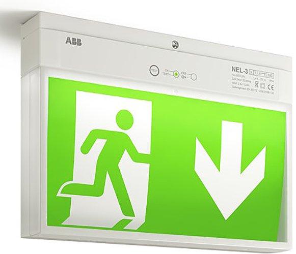 HNEL3 LED, Selbstüberwachende Einzelbatterie-Leuchten , IP54, 25 m, 3 W LED,