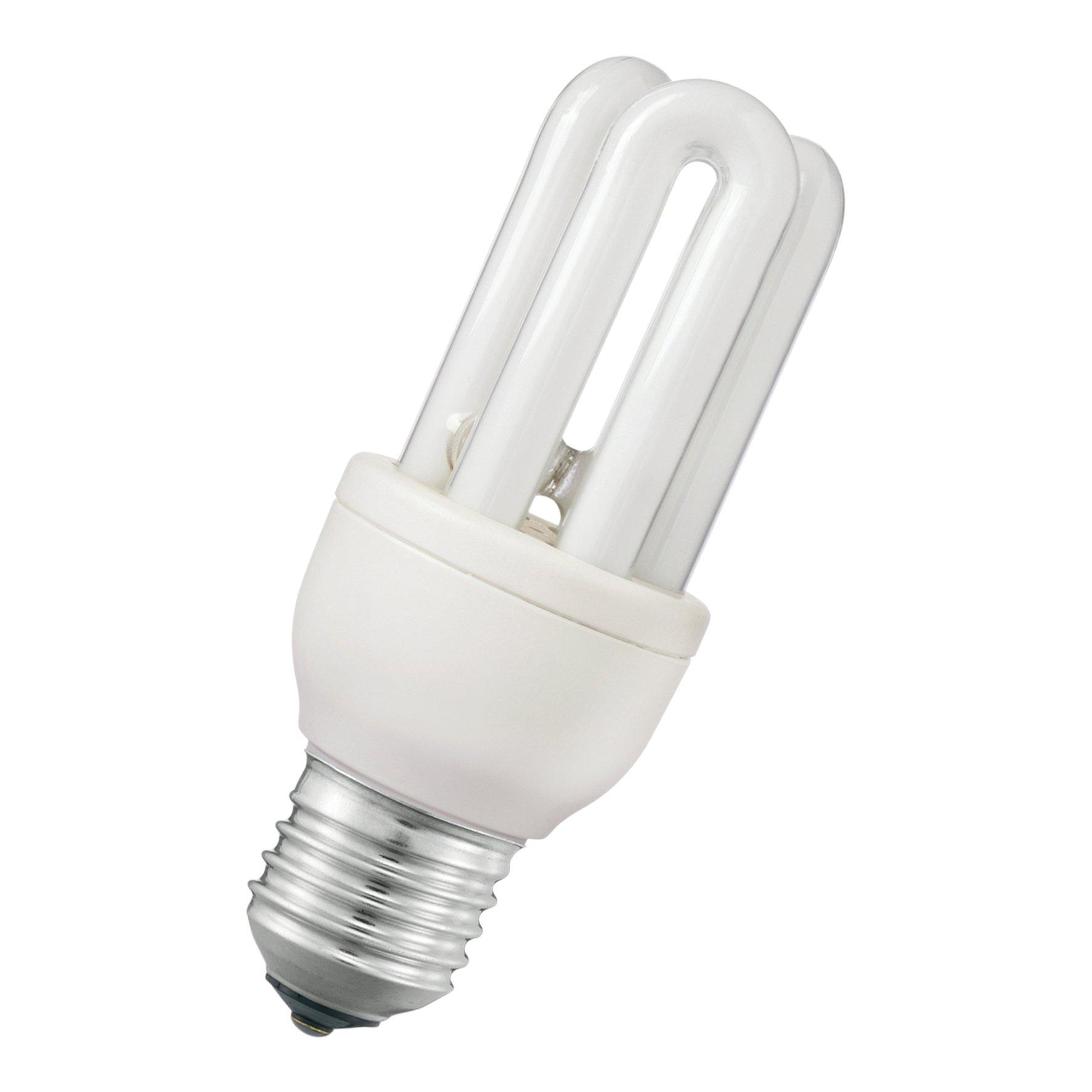 50100018980, CFL Röhre 3U E27 22V-29V 15W/827 DC
