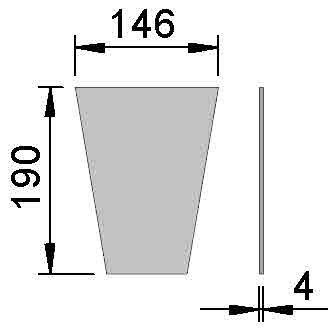 90220162, G 162, Scheiben-Set (4 Stück)