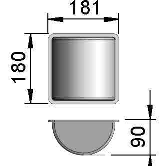 90210118, G 118, Opalglas matt