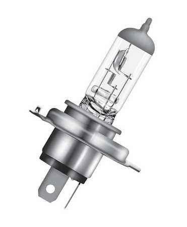 64193 60/55W 12V P43T FS1, Halogen BILUX® H4-Lampe in Hartglastechnik, Motorrad-Scheinwerferlampe 60/55W