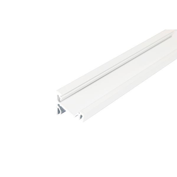 53702070, LED-Anbau-Eckprofil, weiss lackiert, L x B x H: 2.000 x 24 x 19,4 mm