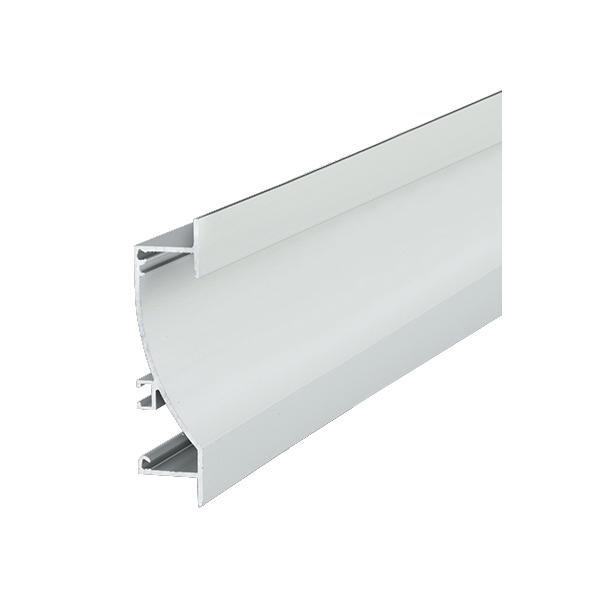 53650260, LED-Wandeinbauprofil, alu eloxiert, L x B x H: 2.000 x 19,1 x 81 mm