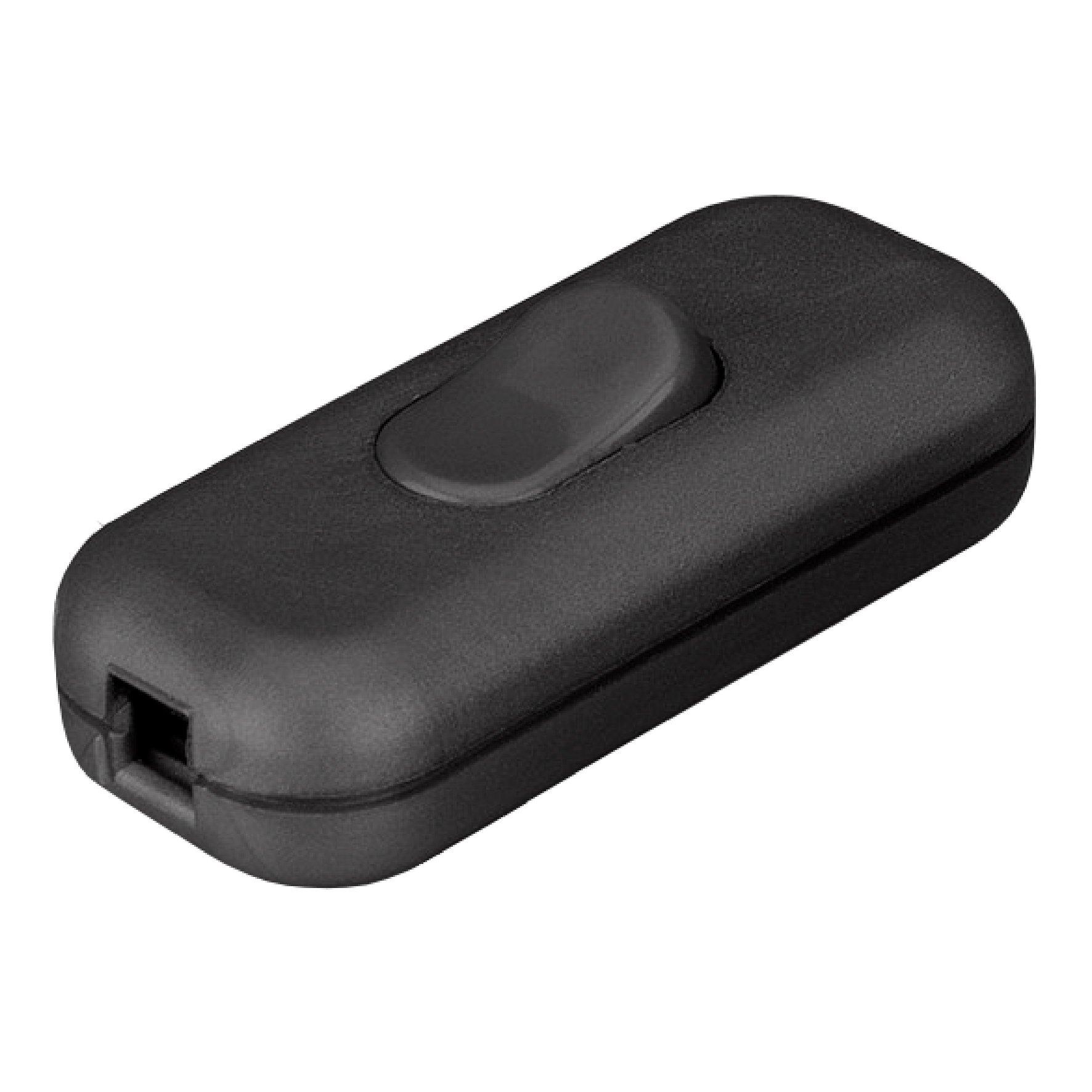 141355, Handschalter 1-polig Schwarz