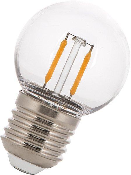 141886, LED FIL Safe G45 E27 2W (19W) 180lm 827 PC Klar