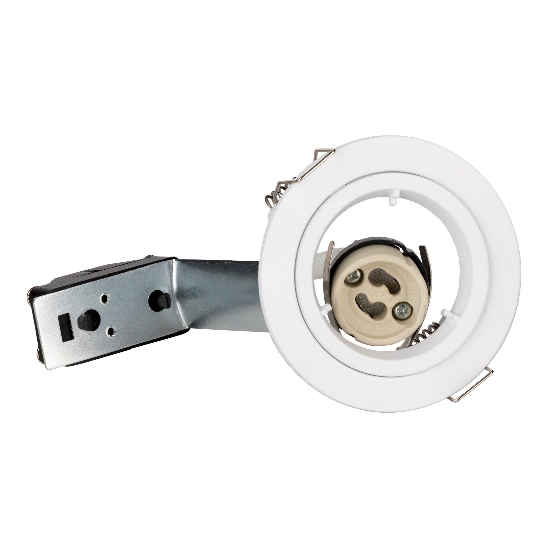 141966, Einbaustrahler Set Alu Weiß Starr