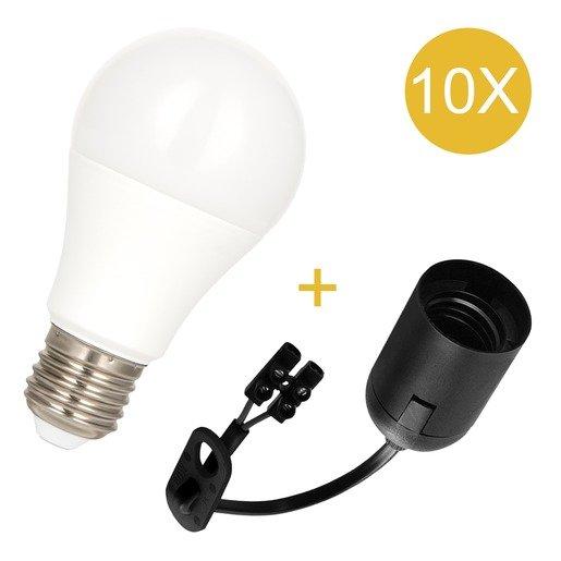 NLHE27LED10.B1, E27 Baufassung inkl LED-Leuchtmittel 10W 4000K, 10er Pack (PE=1, 10er Pack)
