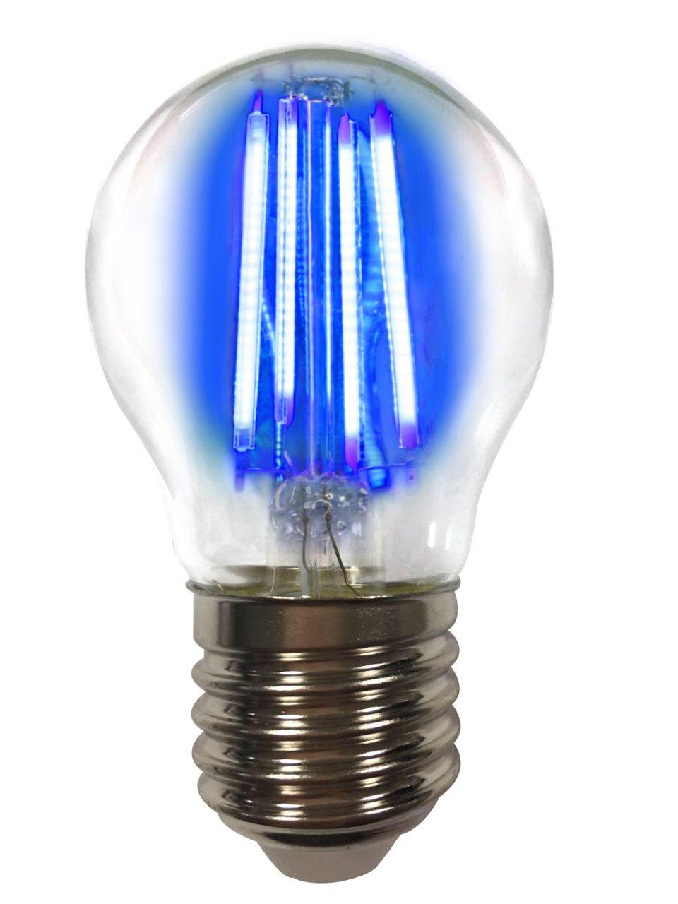 LM85315, (LIGHTME) Deco LED Filament P45 4W-E27/Blau