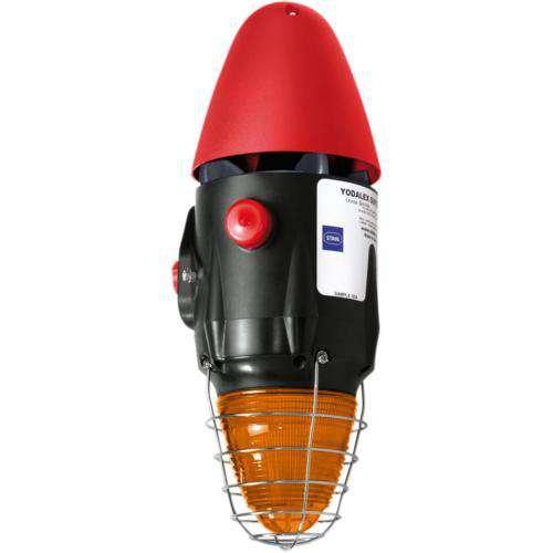 YL6S/C-N-050-A-EN-SF-A-ST-00-00-00, YL6S/C-N-050-A-EN-SF-A-ST-00-00-00, Hupe/Blitzleuchte Xenon, schwarz, Linsenfarbe: Bernstein, max. 110 dB(A) @ 1m, 230 V AC, 5,0 J, Anzahl der Lampen: