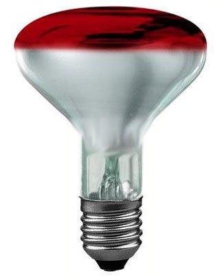 R13250IR, Infrarot R125 E27 Kuppe rot, 230V 250 Watt IR