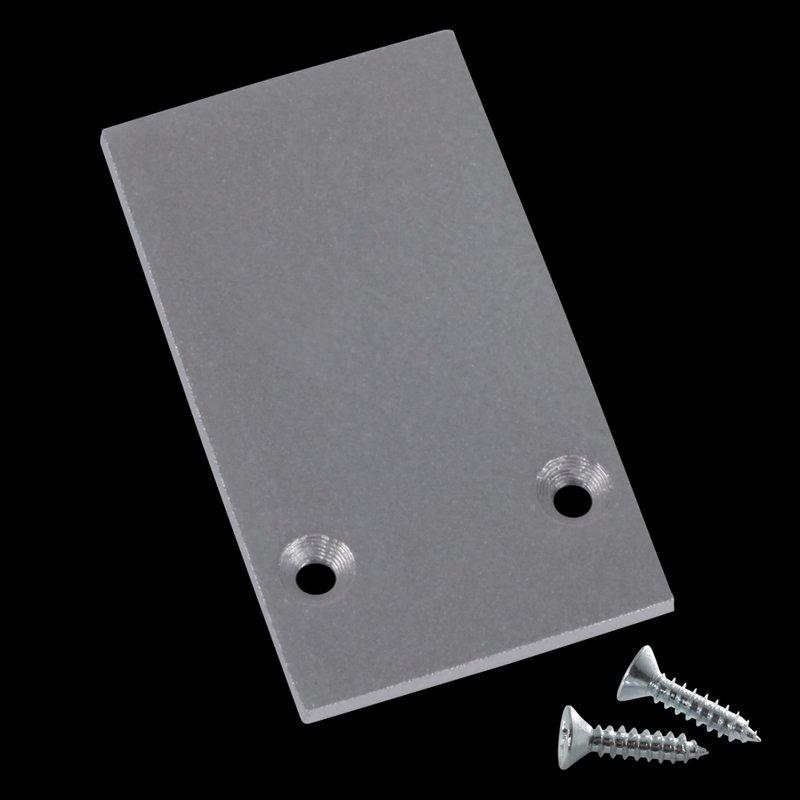 L6902S3EB, ALUMINIUM Endkappe FLAT M-LINE STANDARD 24 schwarz