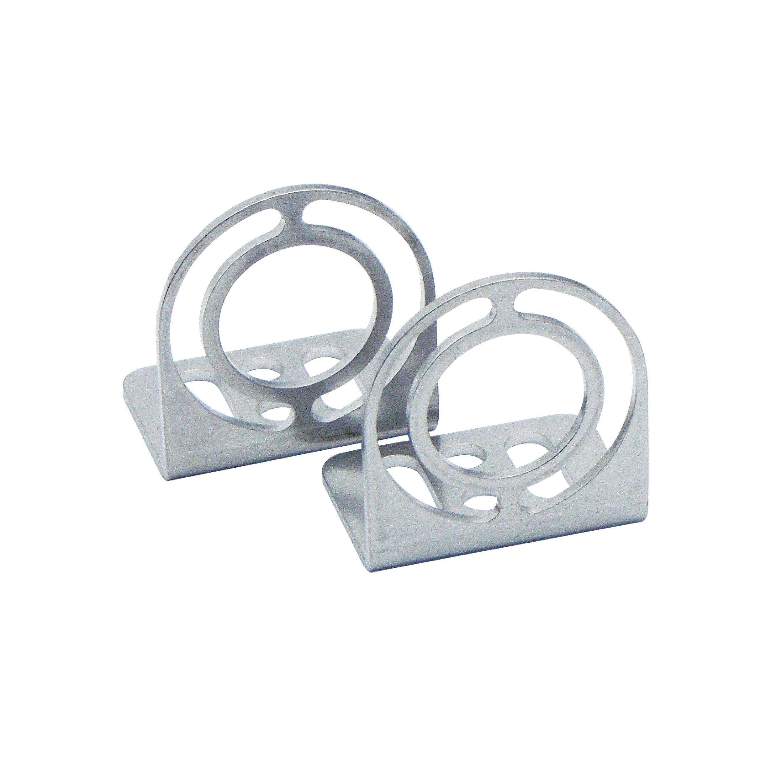 210200-14, Leuchtenhalter TUBELED_40 II , TUBELED_40 Element, V2A, einstellbar + / -180°, 1 Paar