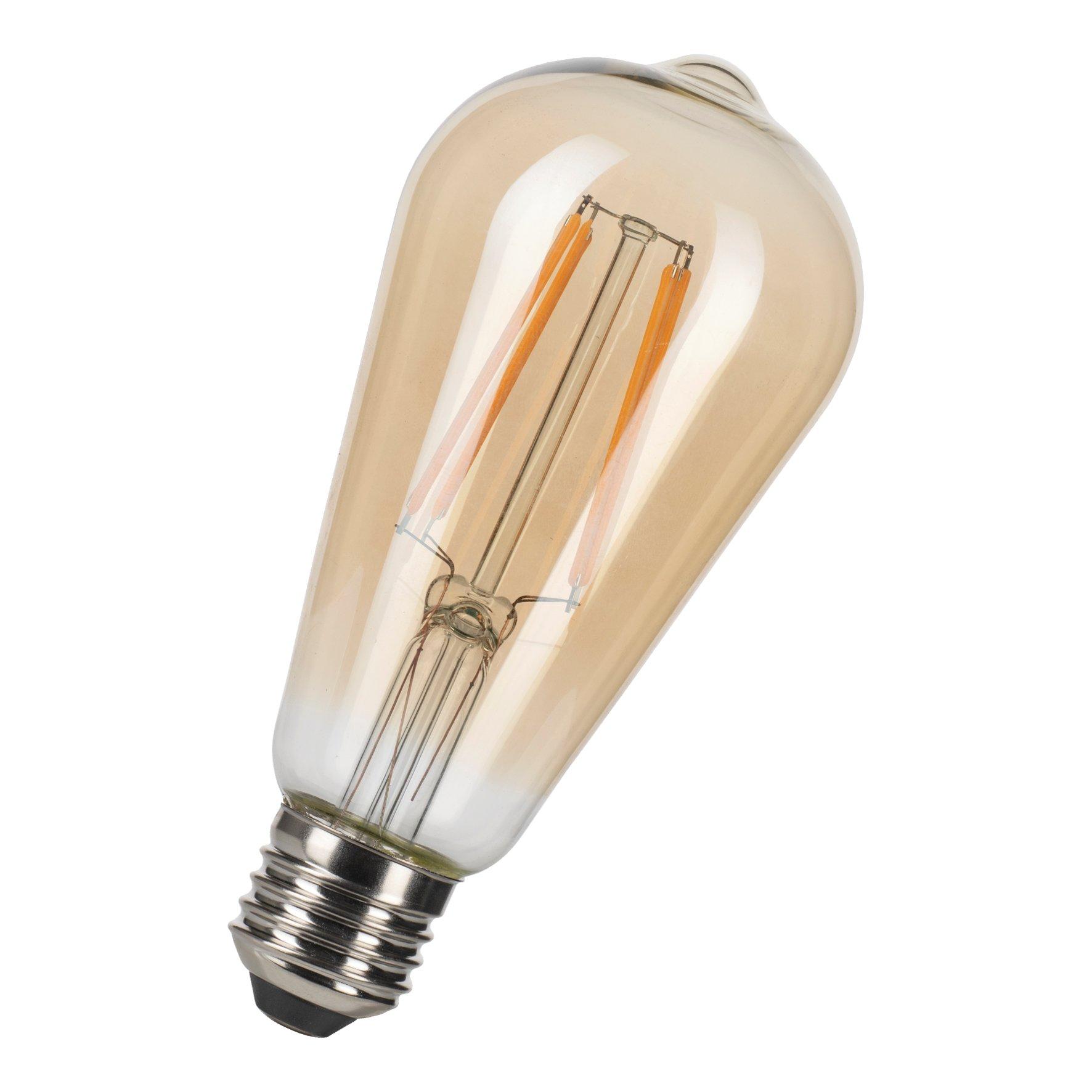 143051, LED FIL ST64 E27 DIM 8W (54W) 710lm 822 Gold