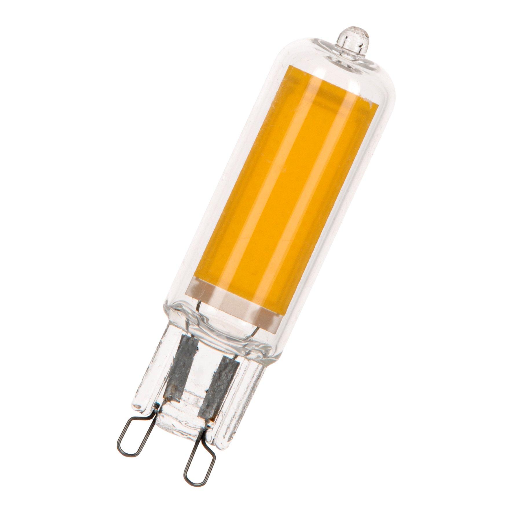 NLEDG9_6W30_2700K.01, LED G9 Glass 240V 3.7W 2700K Klar