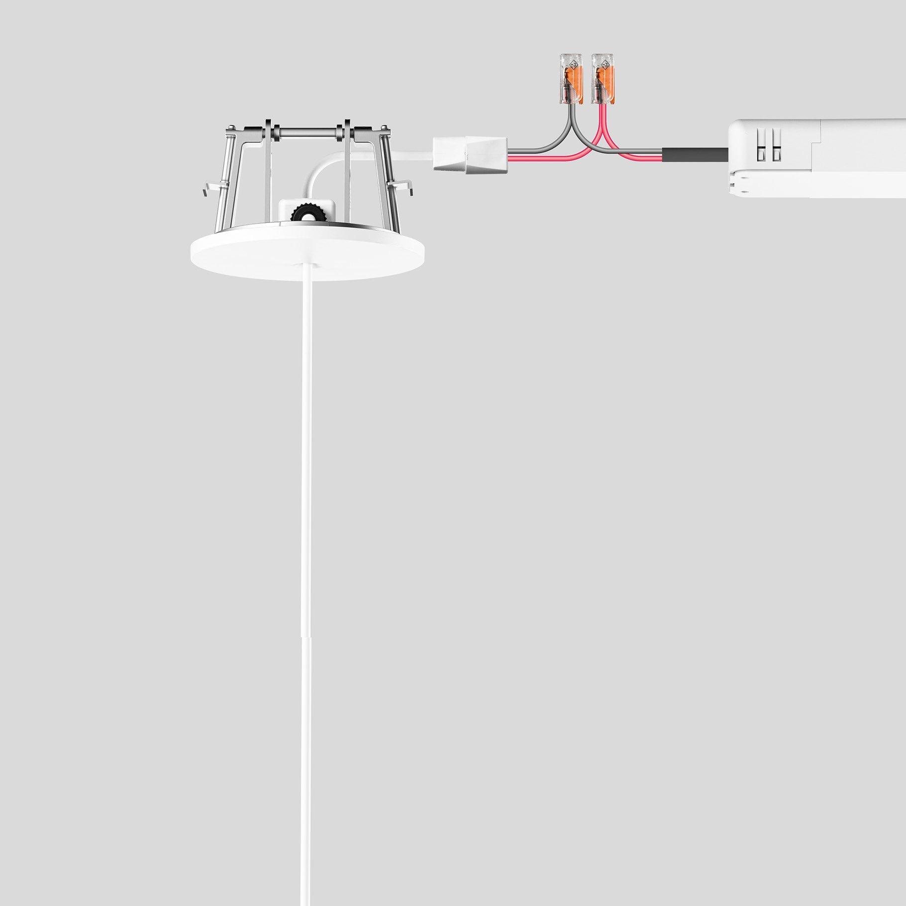 13250, Einbaubaldachin, 500mA, samtweiß