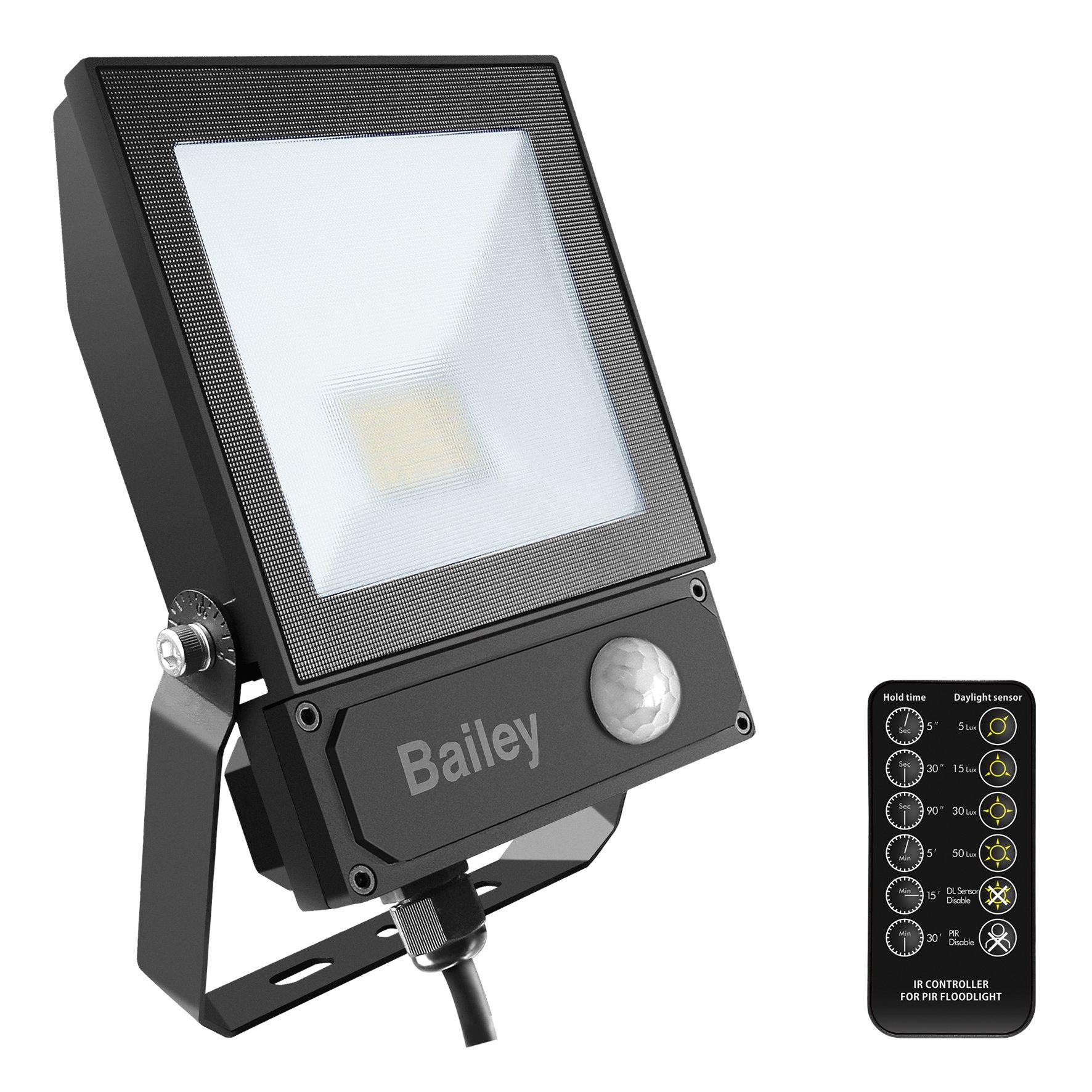NLEDFLOOD2IR2000L4000K.02, LED-Strahler, PIR-Sensor, 2000lm, 20W, 4000K, IP65