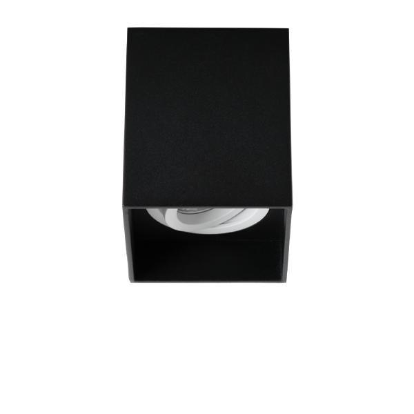 45103560, Decken-Anbaumodul quadratisch, Gehäuse schwarz struktur / weiss struktur, L x B