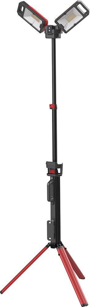 BIZ 625048, Zweiköpfiger, aufladbarer Baustellen-LED-Strahler