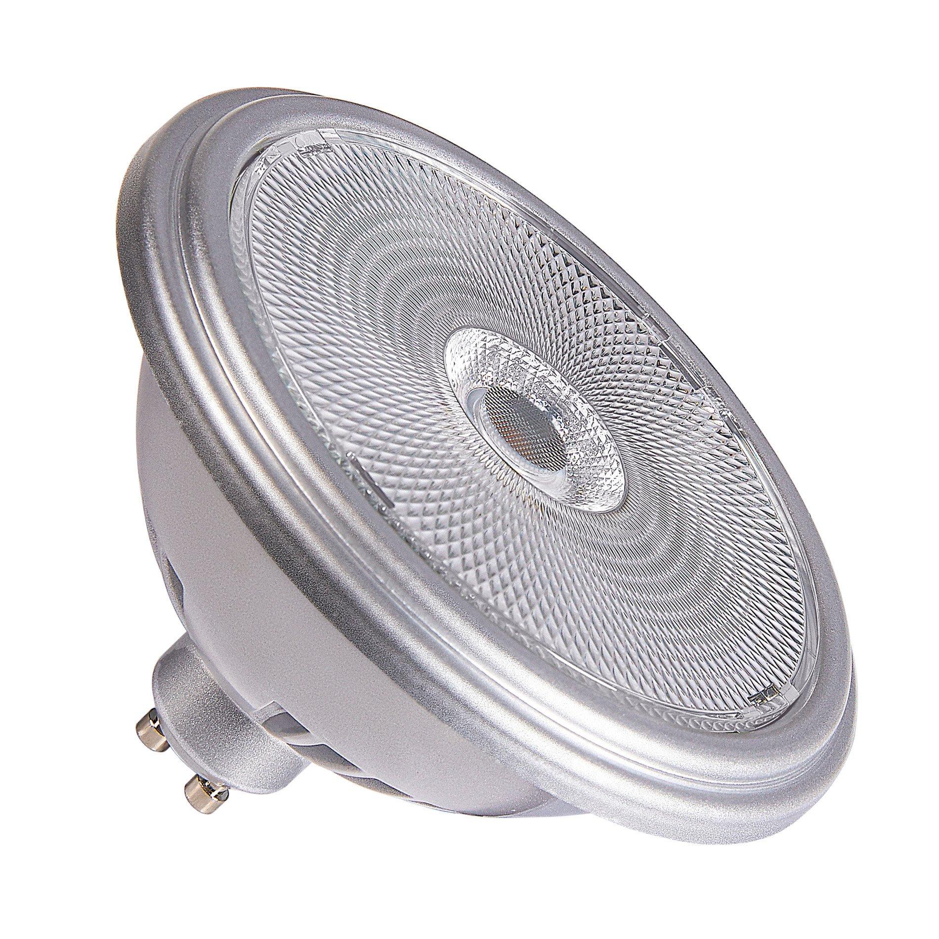 LED QPAR111 GU10 3000K PHASE 60°, LED QPAR111 GU10 Leuchtmittel silber PHASE 125 W 3000 K CRI 90 60°