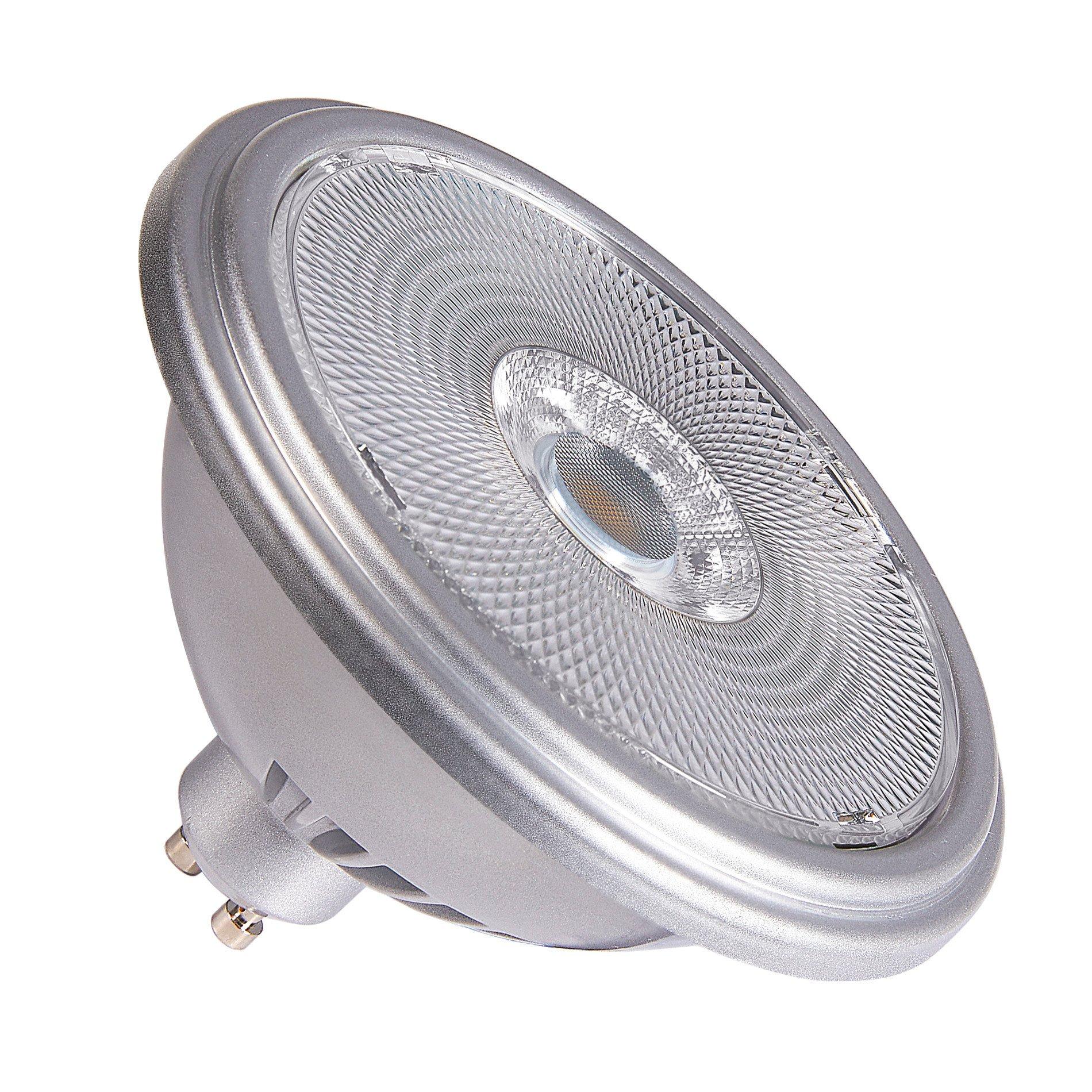 LED QPAR111 GU10 3000K PHASE 30°, LED QPAR111 GU10 Leuchtmittel silber PHASE 125 W 3000 K CRI 90 30°